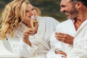 coppia alle terme